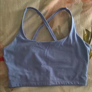 Alphalete Blue Racerback Sports Bra